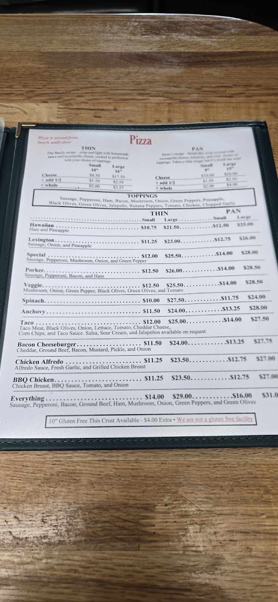 Uncle Vait's Pizza Menu - Image 3